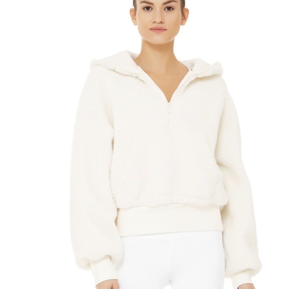 ALO Yoga Tops - Alo Streetside Half Zip Crop Jacket NWT